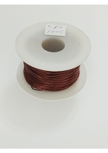 0,8 mm Çap Emaye Bobin Teli Metre Seçmeli