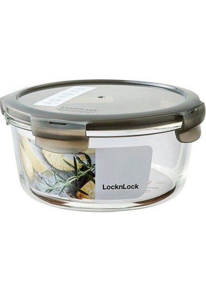 Gri Kapaklı Saklama ve Fırın Kabı 950ML, Dayanıklı ve Kullanışlı Mutfak Gereci