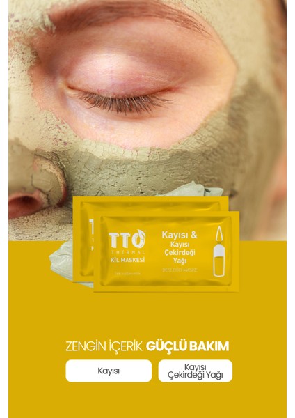 Thermal Kil Maskesi Kayısı & Kayısı Çekirdeği Yağı 1 Adet modelleri
