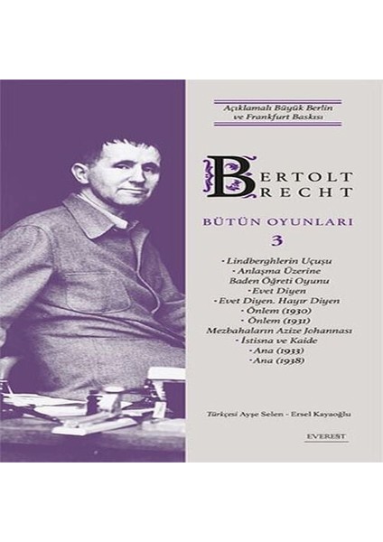Bertolt Brecht Bütün Oyunları 3