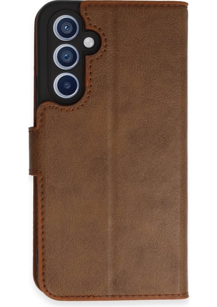 Samsung Galaxy A34 5g Kılıf Trend S Plus Kapaklı Kılıf - Taba