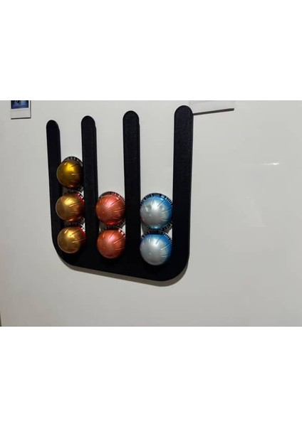 IHTIYACIN3D Nespresso Vertuo Kapsül Düzenleyici – Mıknatıslı 12’li Kahve Kapsül Standı (24X24 Cm) fırsatları