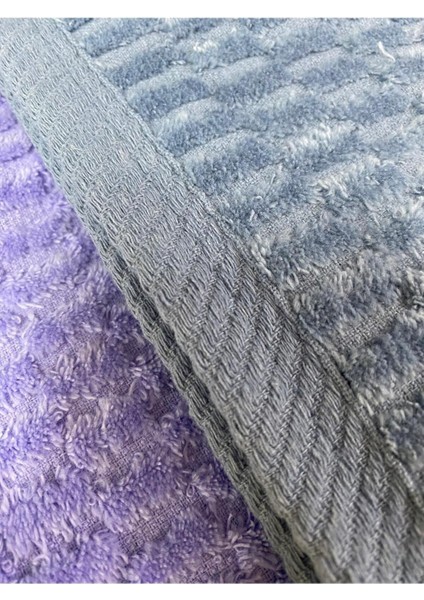 Grid 3’lü Banyo Havlu Seti – 100X150 cm %100 Pamuk, Yumuşak Dokulu, Örgü Desen. fırsatları