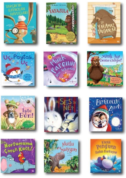 En Çok Tercih Edilen Resimli, Öykülü Kitaplar -12 Kitap