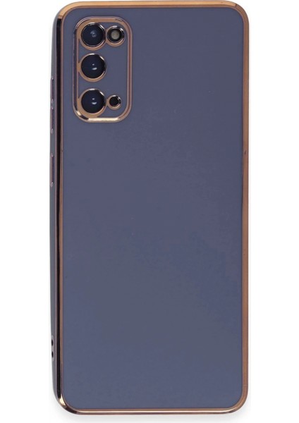 Samsung Galaxy S20 Kılıf Volet Silikon - Mavi