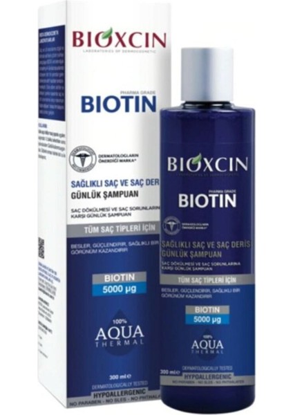 Biotin Şampuan 300 ml | Tüm Saç Tipleri | Günlük Şampuan