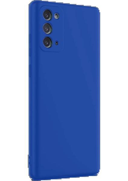 Samsung Galaxy Note 20 Kılıf First Silikon - Mavi fiyatları