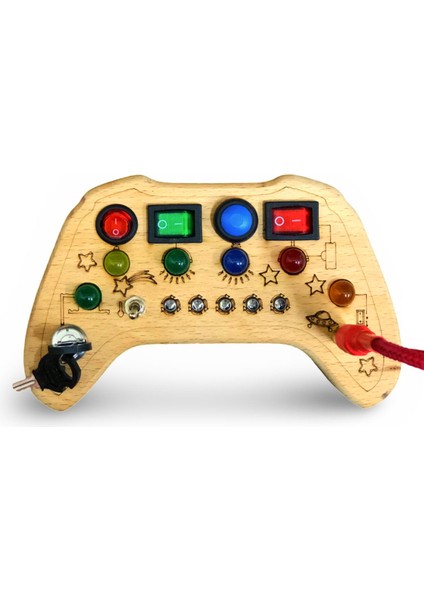 Ahşap Montessori Oyun Kolu ve Paneli, Duyusal ve Işıklı Aktivite Tahtası fiyatları