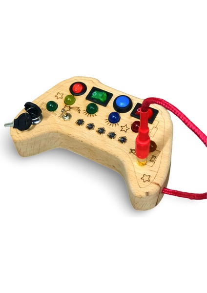 Ahşap Montessori Oyun Kolu ve Paneli, Duyusal ve Işıklı Aktivite Tahtası modelleri