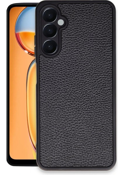 Samsung Galaxy A55 5g Kılıf Aras Deri Kapak - Siyah