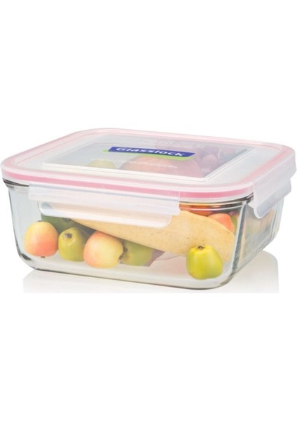 Cam Saklama Kabı, 2600ML, Şık ve Dayanıklı, Mutfağınıza Pratiklik Katacak.