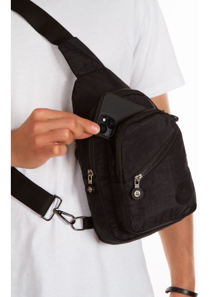 Unisex Siyah Su Geçirmez Bel ve Omuz Çantası Günlük Spor Bodybag fiyatları