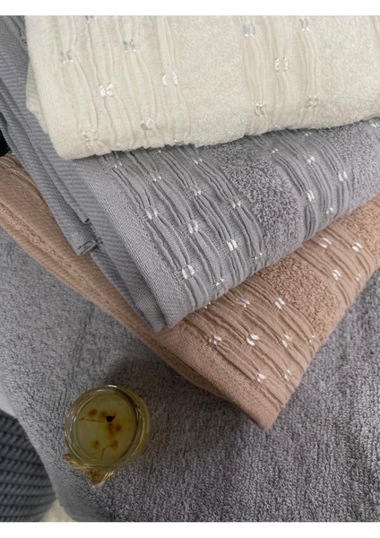 Inci Desen 3’lü Banyo Havlu Seti – 100X150 cm %100 Pamuk, Yumuşak Dokulu,desenli. indirimleri