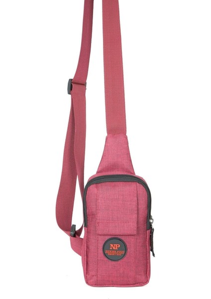 Pembe Telefon Bölmeli Çapraz Çanta, Şık ve Kullanışlı Tasarım