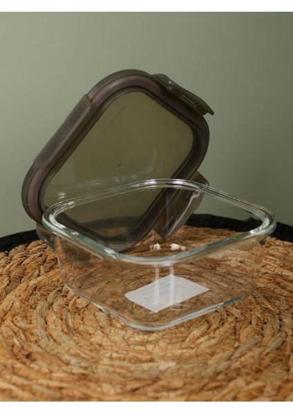 Dayanıklı Cam Saklama Seti 500ML ve 750ML, 400°C’YE Kadar Güvenli, Kahverengi indirimleri
