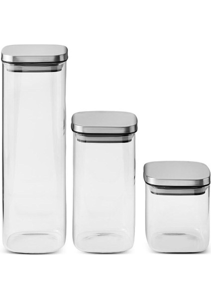 Şeffaf 6'lı Saklama Kabı Seti, Pratik ve Şık Mutfak Saklama Çözümü