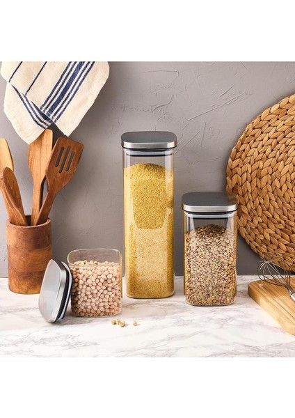 Şeffaf 6'lı Saklama Kabı Seti, Pratik ve Şık Mutfak Saklama Çözümü fiyatları