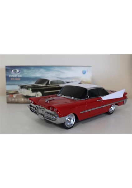 Kırmızı Arabalı Nostaljik Radyo, Bluetooth, Fm, Usb, Tf, Aux, Şarjlı, Çok Renkli fiyatları