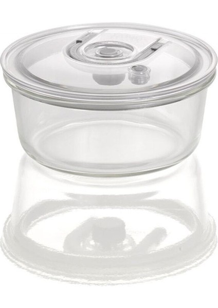 Renkli Yuvarlak Vakumlu Saklama Kabı, 940 Ml, Pratik ve Sağlam Tasarım