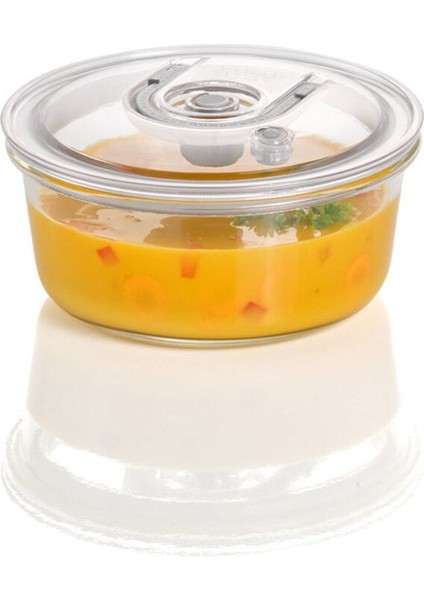 Renkli Yuvarlak Vakumlu Saklama Kabı, 940 Ml, Pratik ve Sağlam Tasarım fiyatları