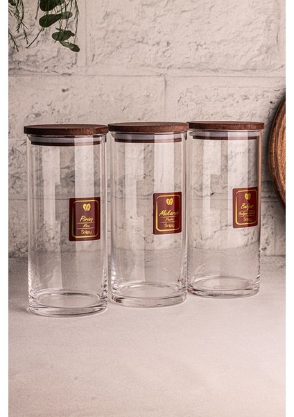 3’lü Renkli Cam Jumbo Saklama Kabı Seti, Baharatlık ve Erzak Saklama, 1150 ml modelleri