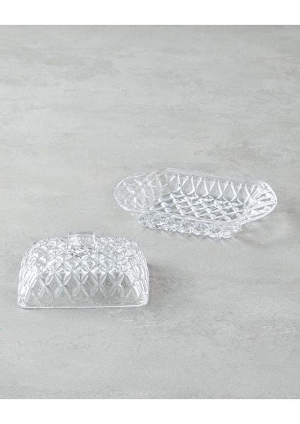 Şeffaf Cam Tereyağlık, 17,5X11X10 Cm, Şık ve Kullanışlı. fiyatları