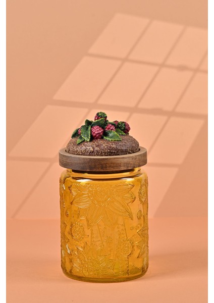 Renkli Tasarım Kavanoz 700 Ml, Böğürtlen Teması, Şık ve Fonksiyonel Saklama Çözümü fiyatları