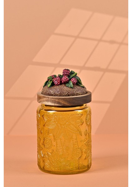 Renkli Tasarım Kavanoz 700 Ml, Böğürtlen Teması, Şık ve Fonksiyonel Saklama Çözümü modelleri