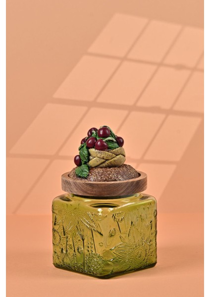 Renkli Tasarım Kavanoz ve Vişne 500 Ml, Şık ve Kullanışlı Ev Dekoru Seçeneği fiyatları