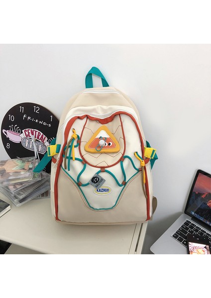 Sevimli Yaratıcı Sırt Çantası, Lise Öğrencisi Bilgisayar Çantası, Çok Fonksiyonlu Büyük Kapasiteli Rahat Sırt Çantası (Yurt Dışından)