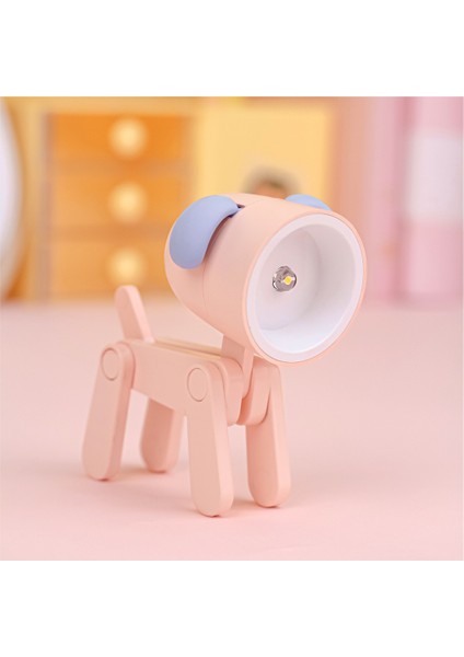 Yeni Benekli Köpek Yavrusu Mini Lamba Masaüstü Lambası Karikatür Sevimli Süsler (Yurt Dışından)