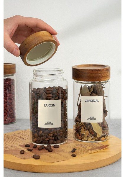 6'lı Cam Baharatlık Takımı, 56 Etiket, 300ML, Şık ve Kullanışlı Set fiyatları