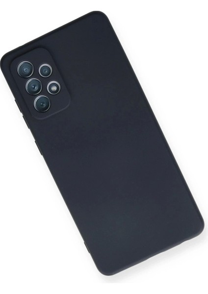 Samsung Galaxy A72 Kılıf Nano Içi Kadife Silikon - Lacivert modelleri