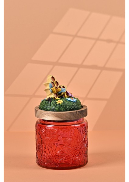 Renkli Özel Tasarım Bal Kavanozu 500 Ml, Şık ve Kullanışlı Doğa Harikası. fiyatları