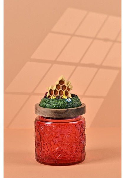 Renkli Özel Tasarım Bal Kavanozu 500 Ml, Şık ve Kullanışlı Doğa Harikası. fırsatları