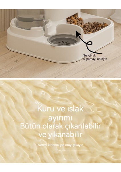 Kedi ve Köpek Kasesi Tahıl Kovası Otomatik Içme Suyu Besleyicisi (Yurt Dışından) fiyatları