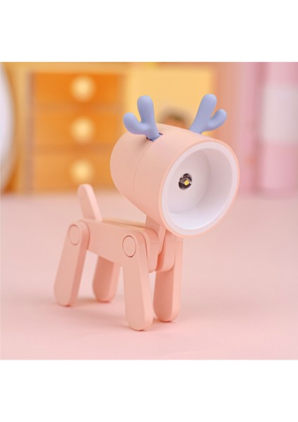 Yeni Benekli Köpek Yavrusu Mini Lamba Masaüstü Lambası Karikatür Sevimli Süsler (Yurt Dışından)