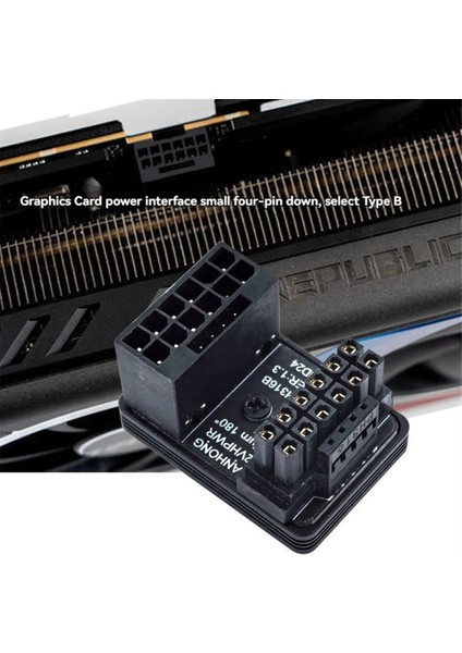 Pcı-E 5.0 Güç Modüler Adaptörü 12VHPWR Atx3.0 4080 5090TI 16PIN 12+4p Grafik Kartı 600W Erkekten Dişi B (Yurt Dışından) modelleri