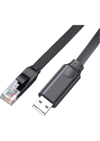 Usb'den RJ45 Konsol Kablosu RS232 Seri Adaptörü Dizüstü Bilgisayar Için USB RJ45 8P8C Dönüştürücü Konsol Kablosu 300CM (Yurt Dışından)