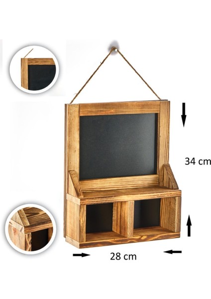 Ahşap Yazı Tahtalı Küçük 2 Bölmeli Baharatlık, Şık ve Pratik Mutfak Aksesuarı indirimleri