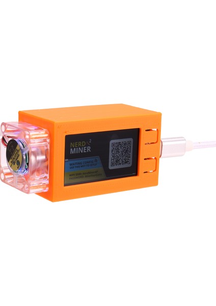 Nerdminer V2 Pro Miner 78KH/S Mini Bitcoin Piyango Madencisi Aydınlık Fanlı Btc Solo Piyango Madencilik Madencisi Turuncu (Yurt Dışından) fiyatları