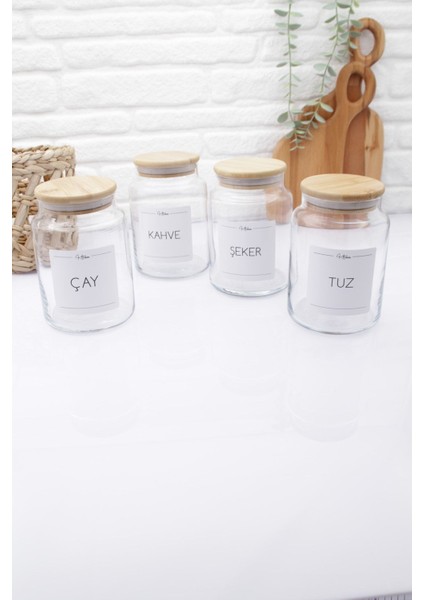 Bambu Kapaklı 890ML Cam Saklama Kabı, Çok Amaçlı ve Şık Tasarım modelleri