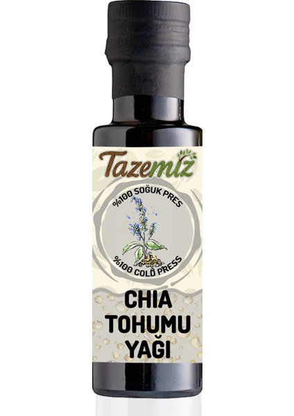 Chia Tohumu Yağı 100ML - Soğuk Pres