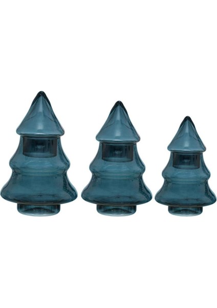 Füme Renkli Çam Ağacı Temalı Kurabiye Kavanoz Seti, Şık ve Kullanışlı Tasarım