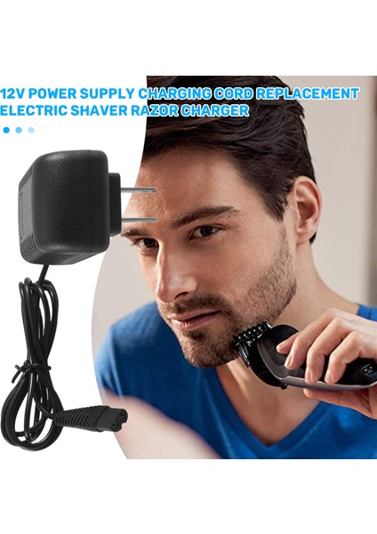 12V Güç Kaynağı Şarj Kablosu Yedek Elektrikli Tıraş Makinesi Jilet Şarj Cihazı Braun Sakal Düzeltici Serisi Z20 Z30 Z4 Modelleri Için 380 4775 190 360 1775 5416-US Fişi (Yurt Dışından) fırsatları