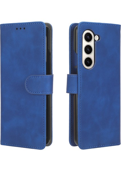 Galaxy Z Fold 5 Için Creative Manyetik Premium Pu Deri Kapaklı Kılıf, Kart Yuvası ve El Kayışı Kılıfı (Yurt Dışından) fırsatları