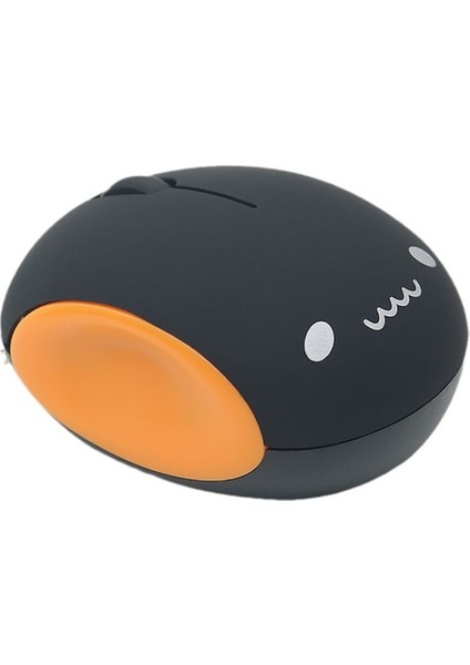 Çocuk Kız Sevimli Oval Küçük Karikatür Bluetooth Çift Modlu Kablosuz Sevimli Evcil Hayvan Şarjlı Fare Topuz Yuvarlak (Yurt Dışından)