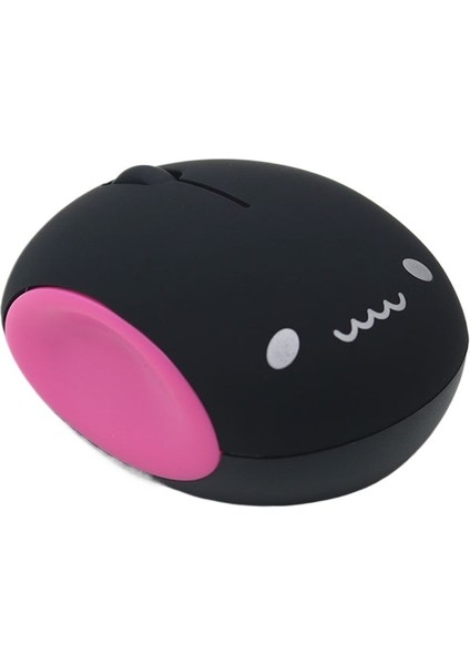 Çocuk Kız Sevimli Oval Küçük Karikatür Bluetooth Çift Modlu Kablosuz Sevimli Evcil Hayvan Şarjlı Fare Topuz Yuvarlak (Yurt Dışından)