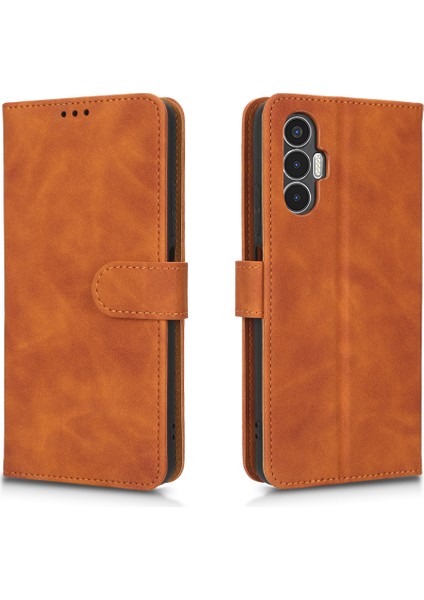 Pova 3 Için Creative Manyetik Premium Pu Deri Kapaklı Kılıf, Kart Yuvası ve El Kayışı Kılıfı (Yurt Dışından) fırsatları