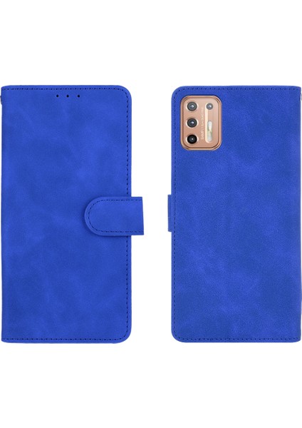 Moto G9 Plus Için Creative Manyetik Premium Pu Deri Kapaklı Kılıf, Kart Yuvası ve El Kayışı Kılıfı (Yurt Dışından) fırsatları